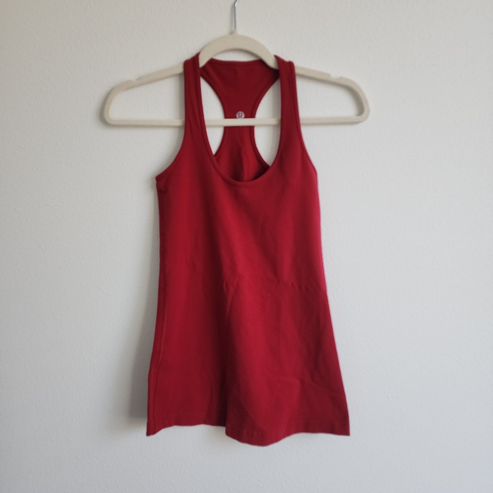 Lululemon Cool Racerback II Red Tank Top ⚘️